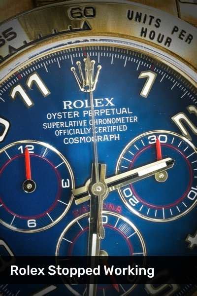 my rolex has stopped working|my rolex watch keeps stopping.